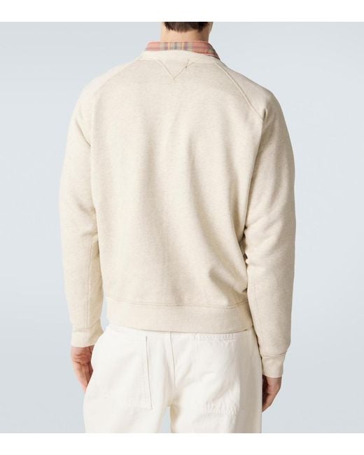 RRL Natural Logo Cotton-Blend Sweatshirt for men