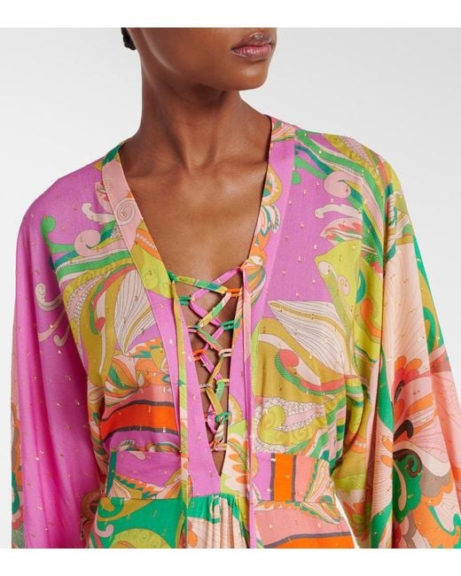 Melissa Odabash White Natalie Printed Beach Dress