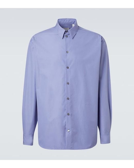Calvin Klein Blue Axel Cotton Shirt for men