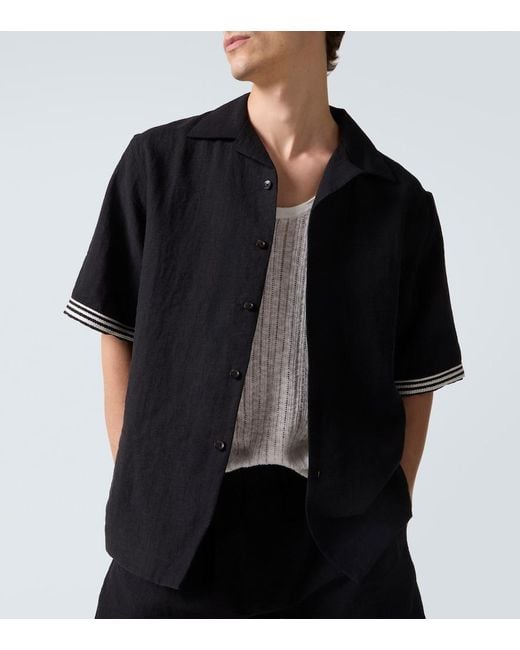 Chemise Brodee Commas pour homme en coloris Black