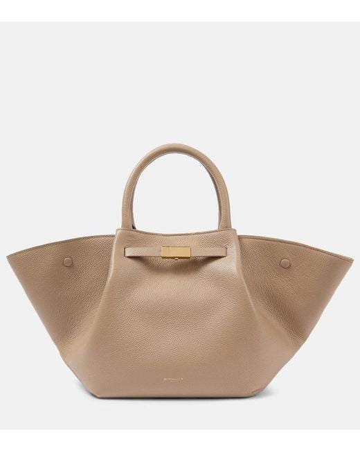 DeMellier London Natural Tote Bag New York Midi Aus Leder