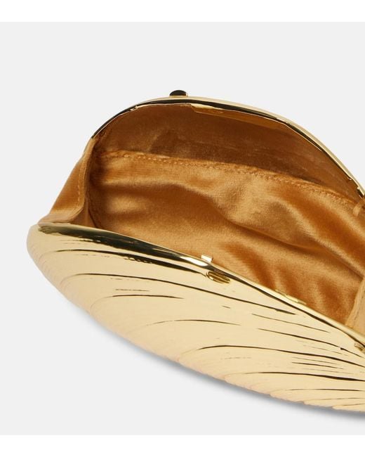 Jonathan Simkhai Metallic Clutch Bridget
