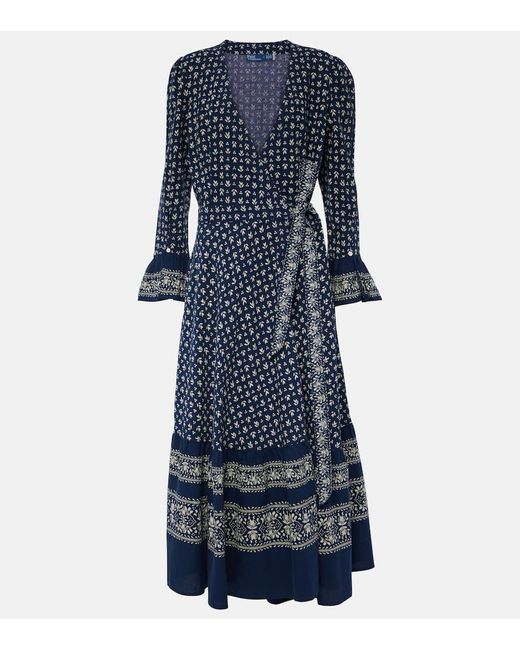 Polo Dress - Blue Floral