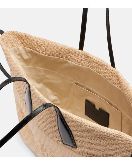 Balmain Natural Track Medium Tote Bag
