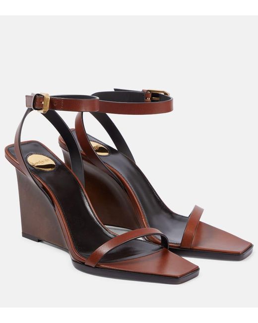 Sandali May 90 di Saint Laurent in Brown