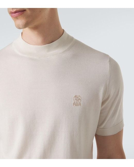 Pullover di Brunello Cucinelli in White da Uomo
