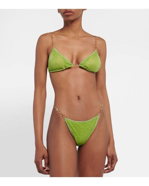 Oseree Green Lumiere Bikini Set
