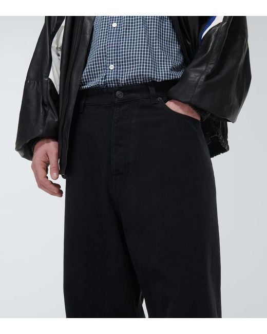 Balenciaga Black Baggy Jeans for men