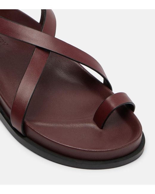 A.Emery Brown Jalen Slim Leather Sandals