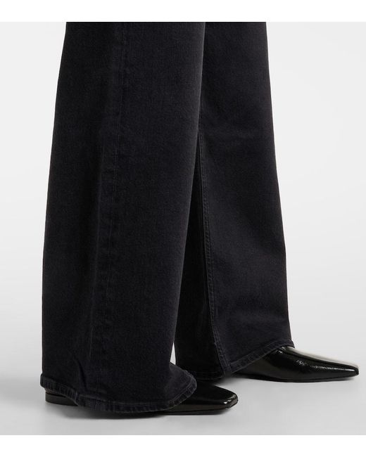 Citizens of Humanity Blue High-Rise Wide-Leg Jeans Paloma