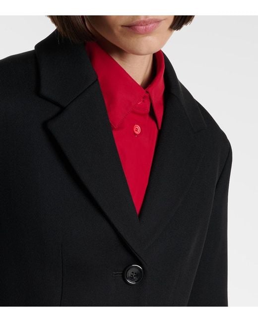 Loewe Black Wool-Blend Jacket