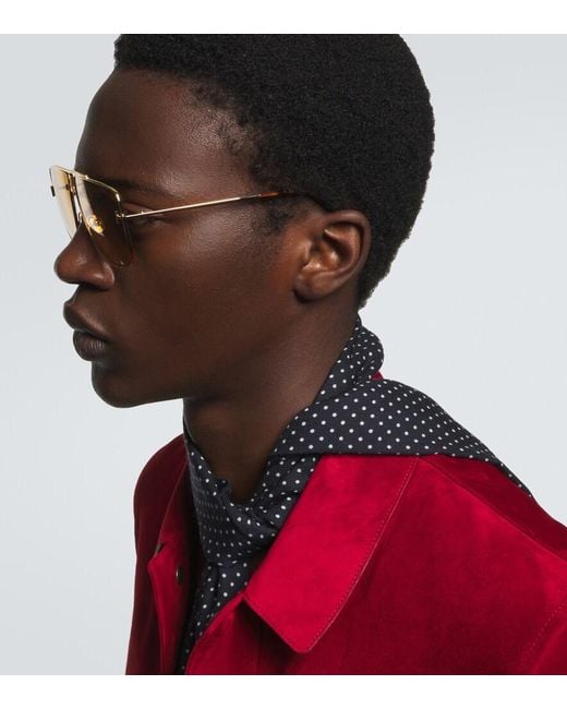 Tom Ford Natural Eliott Aviator Sunglasses for men