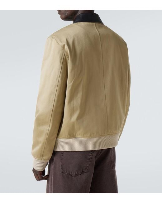 Wales Bonner Natural Shade Cotton Sateen Blouson for men