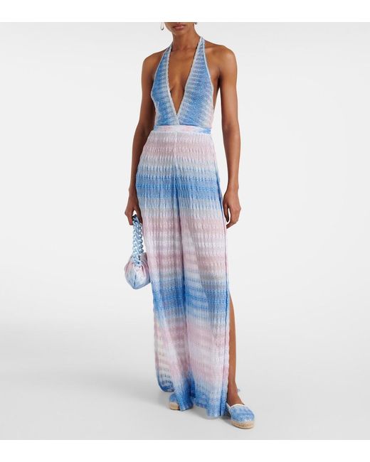 Mono Wave Semitransparente Missoni de color Blue