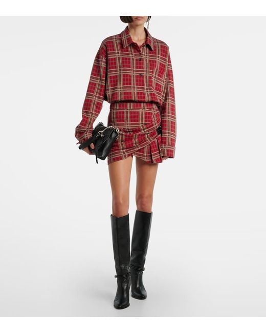 Isabel Marant Red Hemd Brunagd Aus Baumwolle