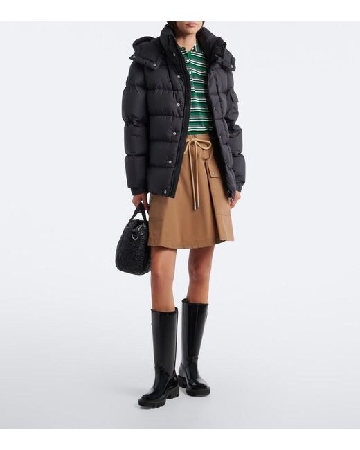 Moncler Black Maya 70 Hooded Down Jacket