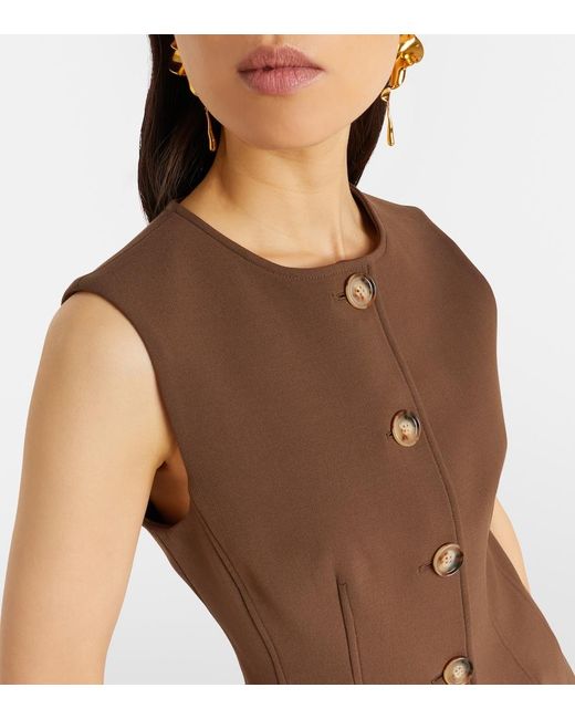 Chaleco Jessup Veronica Beard de color Brown