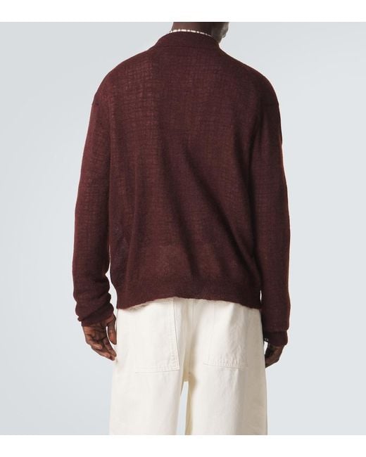 Studio Nicholson Purple Hamto Cardigan for men
