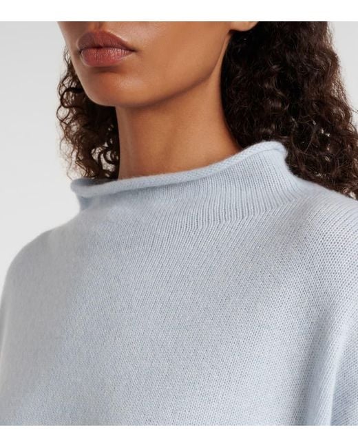 Lisa Yang Blue Pullover Sandy Aus Kaschmir