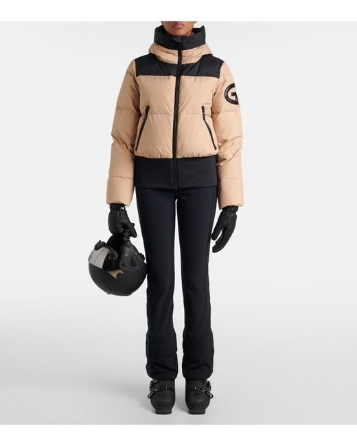 Goldbergh Black Village Quilted Down Ski Jacket