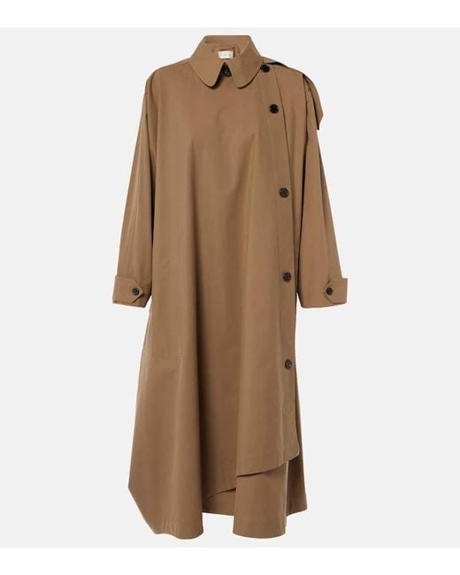 Trench-Coat Aralia En Coton The Row en coloris Natural