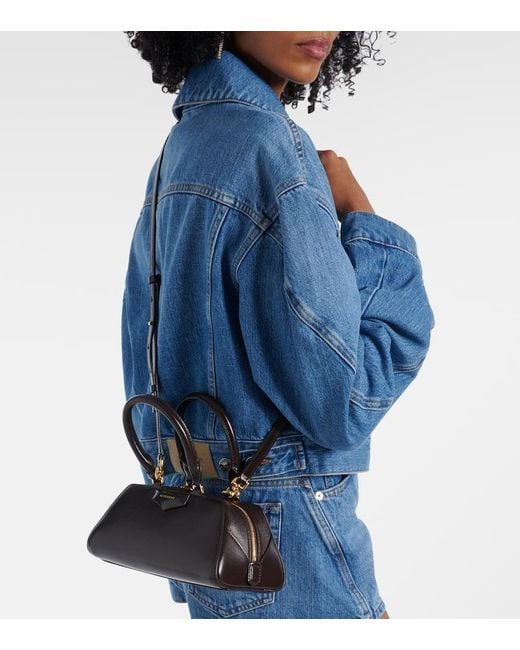 Givenchy Black Antigona East-West Mini Leather Tote Bag