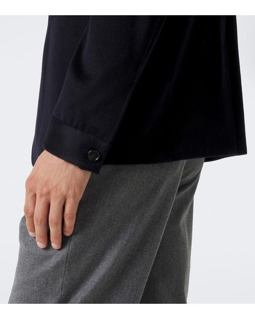 Zegna Blue Il Conte Cashmere Jacket for men