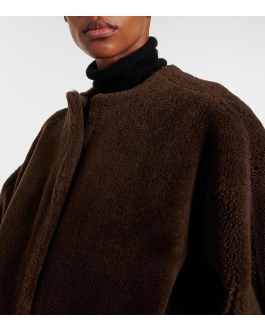 The Row Brown Valorin Shearling Jacket