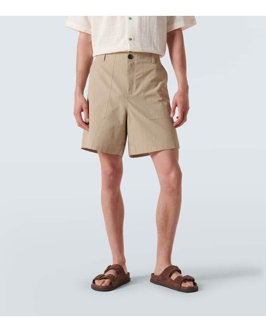 Shorts in cotone di FRAME in Natural da Uomo