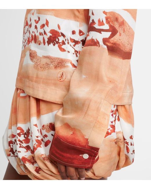 J.W. Anderson Orange Bedrucktes Hemd
