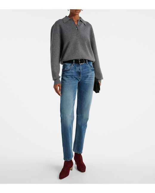 Staud Red Wally 55 Suede Ankle Boots