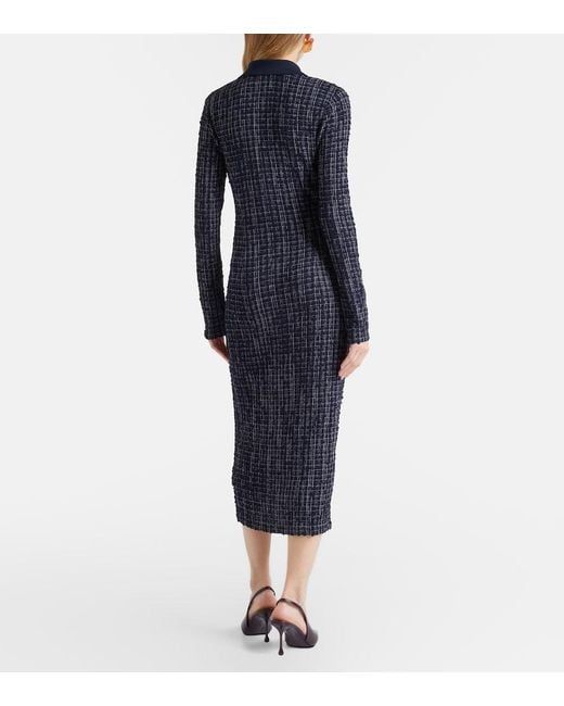 Veronica Beard Blue Barrett Midi Dress