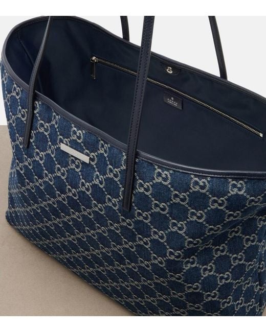 Shopper Essence Large di Gucci in Blue
