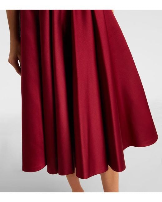 Gonna Midi Farneto di Max Mara in Red