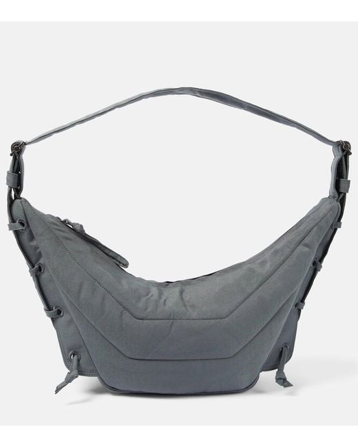 Lemaire Gray Soft Game Small Shoulder Bag