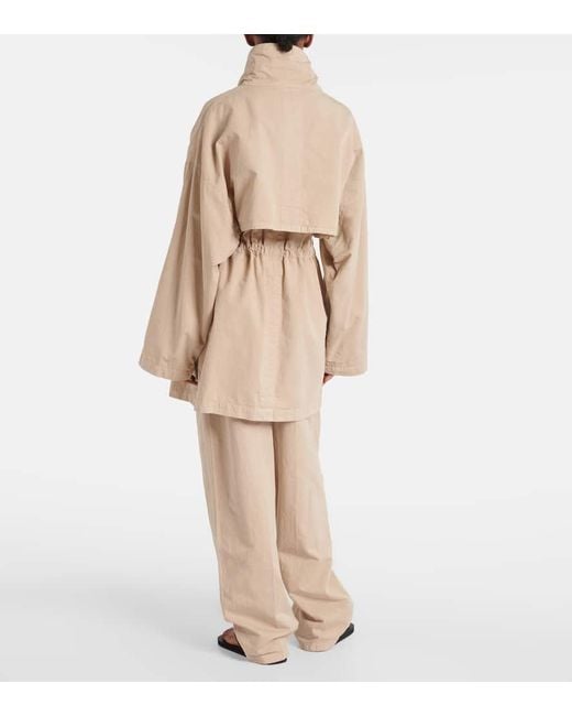 The Row Natural Herbie Cotton And Linen Gabardine Jacket