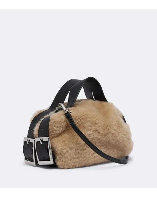 Simone Rocha Brown Biker Small Top-Handle Bag