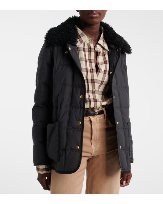 Moncler Black Cygnes Down Jacket