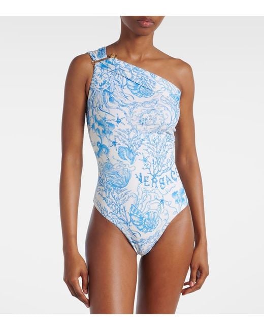 Versace Blue One-Piece