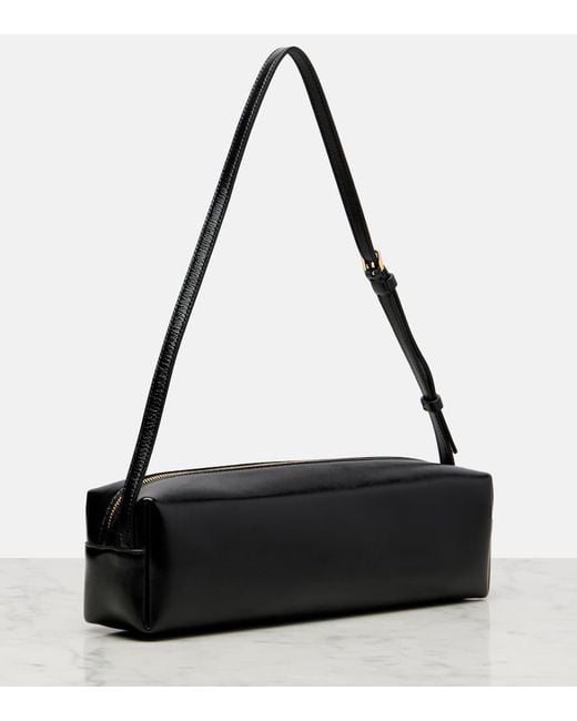 Khaite Black Kye Micro Leather Shoulder Bag