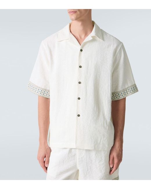 Chemise Commas pour homme en coloris White