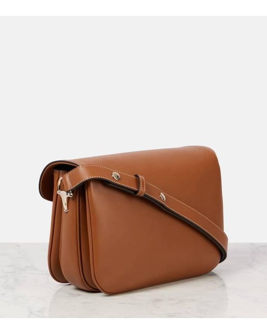 Gucci Brown Horsebit 1955 Medium Leather Shoulder Bag