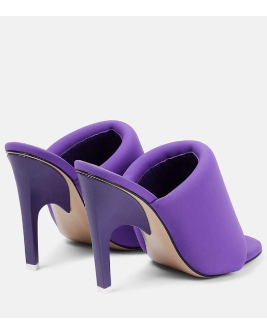 The Attico Purple Rem Mules