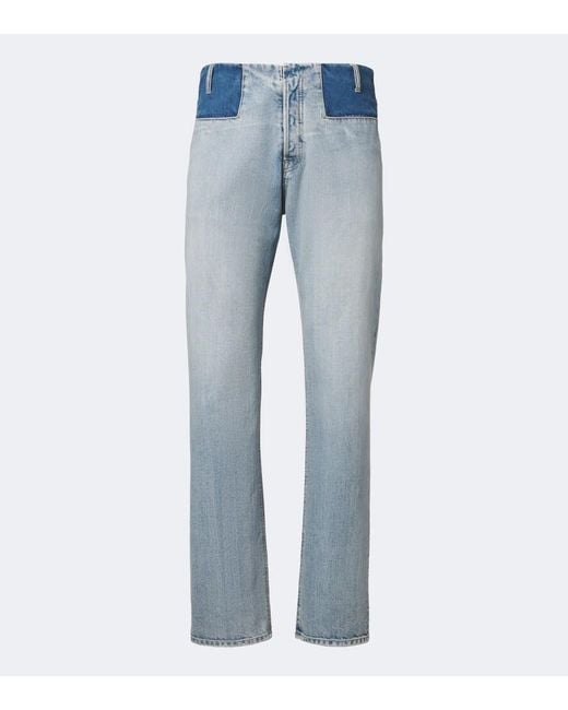 Maison Margiela Blue Straight Jeans for men