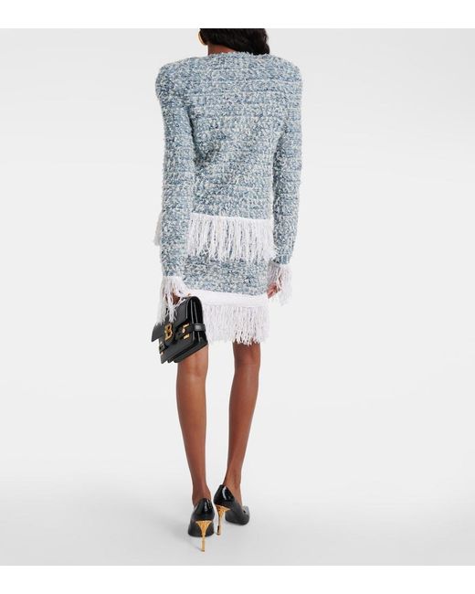 Balmain Blue Paris Blazer