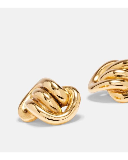 Pendientes Ellis Chapados En Oro Jennifer Behr de color Metallic