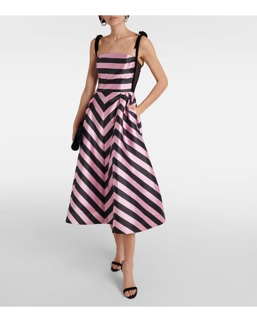 Rebecca Vallance Multicolor Midikleid Jocelyn