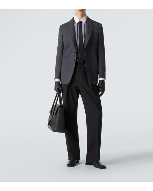 Tom Ford Blue Wool-Blend Cardigan for men