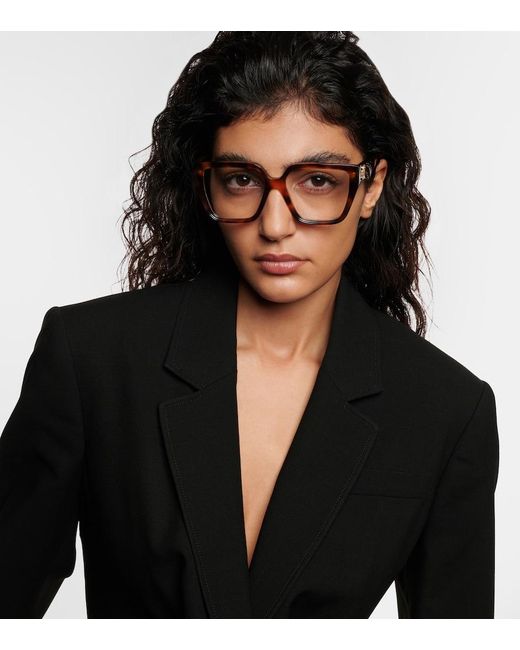 Loewe Brown Anagram Square Glasses