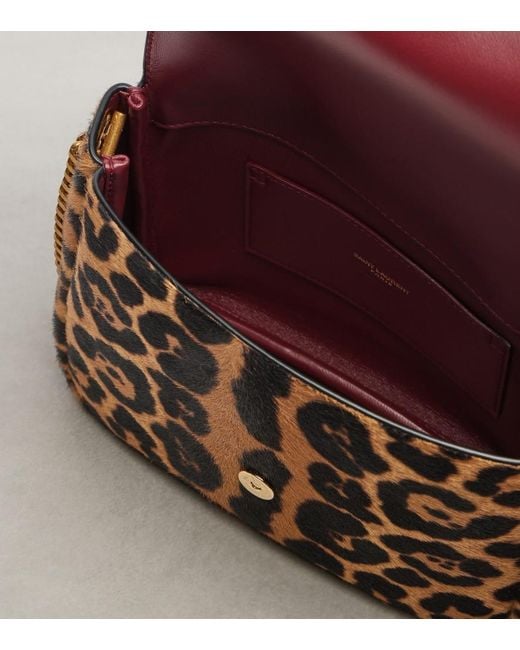 Saint Laurent White Kate Supple Calf Hair Shoulder Bag
